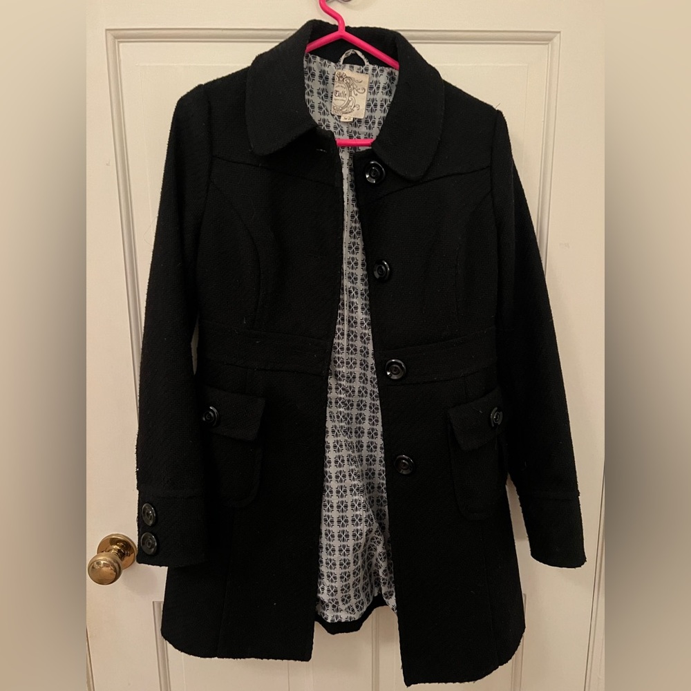 Black “Tulle” Coat